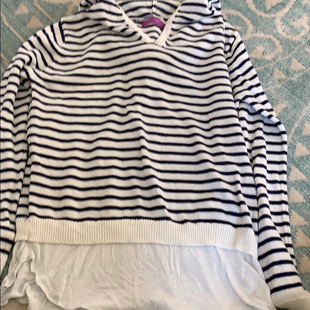 Aqua sweater hoodie